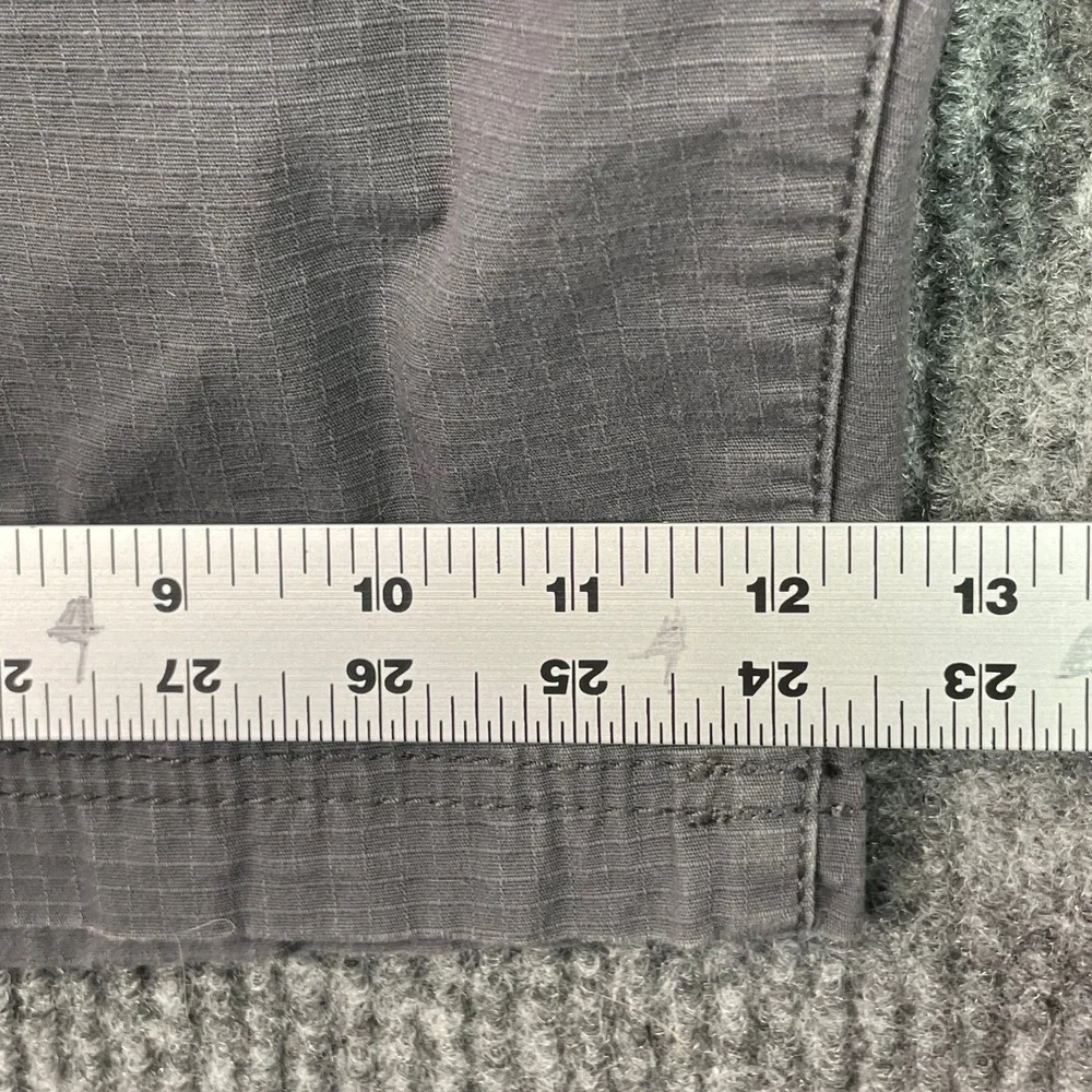 True Nation Cargo Shorts Mens 46 Gray Ripstop Stretch Utility Casual Pockets